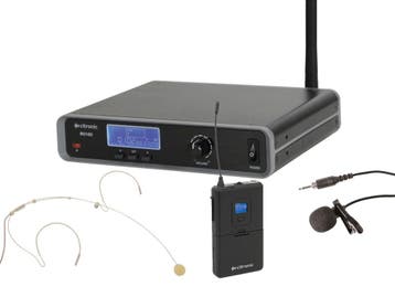 QTX VL1 1 Kanaals Draadloos Lavelier Systeem VHF 174.5 MHz