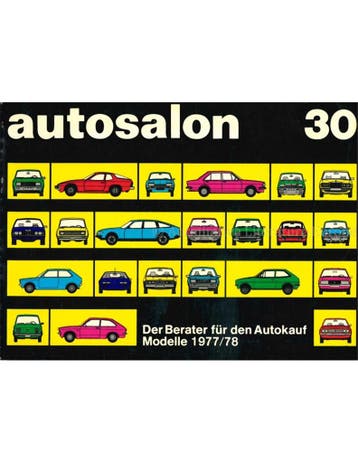 1977/78 AUTOSALON 30, Nieuw