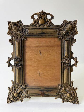 Barok/Rococo sty - Fotolijst (2) - Brons, Hout, Glas