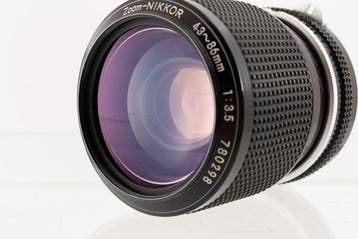 Nikon Nikomat FT2 + Zoom Nikkor 3,5/43-86mm Single lens, Nieuw
