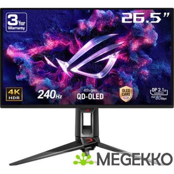 ASUS ROG Swift PG27UCDM 27  4K Ultra HD 240Hz QD-OLED Gaming, Verzenden, Nieuw