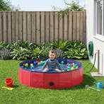 vidaXL Kinder Zwembad Rood Ø 80 x 20 cm Dik PVC en, Tuin en Terras, Zwembaden, Verzenden, Nieuw