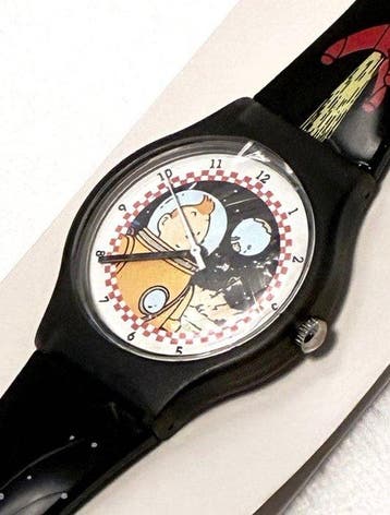 Tintin - 1 Objectif Lune Montre vintage – Édition limitée
