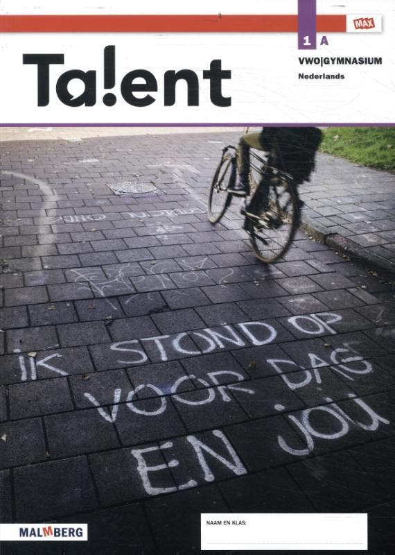 Talent MAX / 1 vwo/gymnasium A 9789402069372, Livres, Livres scolaires, Envoi
