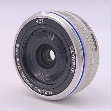 Olympus M.ZUIKO DIGITAL 17mm f/2.8 with Lens Cap and Filter,