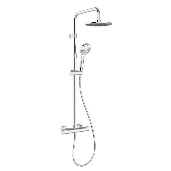 BWS regendouche rond/ stortdouche met handdouche chroom, Doe-het-zelf en Bouw, Sanitair, Kraan, Nieuw, Chroom, Ophalen of Verzenden