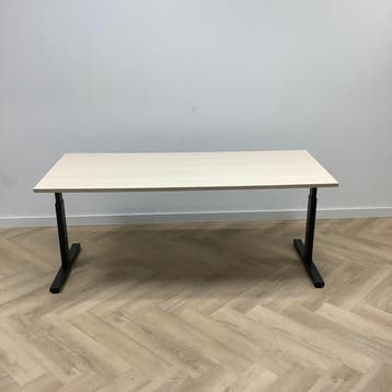 Refurbished bureau, 180x80 cm, Licht eiken - zwart, Huis en Inrichting, Bureaus, Nieuw