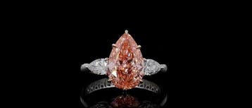 Bague - 14 carats Platine, Or rose - 4.02ct. tw. Rose, Nieuw