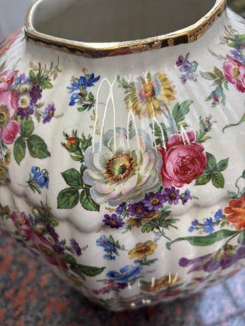 Boch Frères - Vase - Porcelaine - Porcelijn