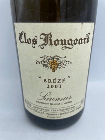 2001 Clos Rougeard Brézé - Loire, Saumur - 1 Bouteille, Verzamelen, Nieuw