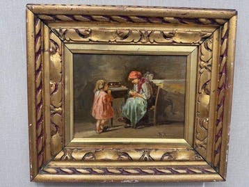 Salvatore Balsamo (1894-1922) - Interno, Antiek en Kunst
