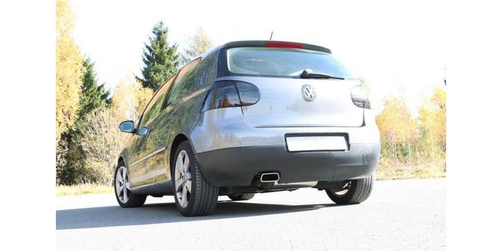 FOX VW Golf V 4motion - 1K einddemper Ø70mm - 145x65 type 59, Autos : Pièces & Accessoires, Systèmes d'échappement, Envoi
