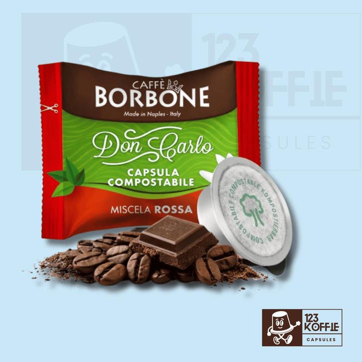 Borbone Rossa capsules A Modo Mio 100 stuks – Composteerbaar, Elektronische apparatuur, Koffiemachine-accessoires, Verzenden