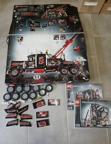 Lego Set - 8285 - Technic - Tow Truck - Silver Edition, Nieuw