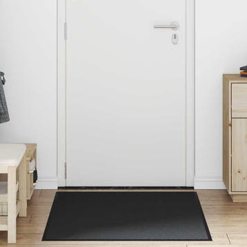 vidaXL Deurmat 80x120 cm zwart, Verzenden, Nieuw