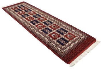 Turkmann Teppich - Vloerkleed - 291 cm - 87 cm - Natuurlijke, Huis en Inrichting, Nieuw