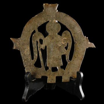 Byzantijns Brons Grote eindknop van een staf van