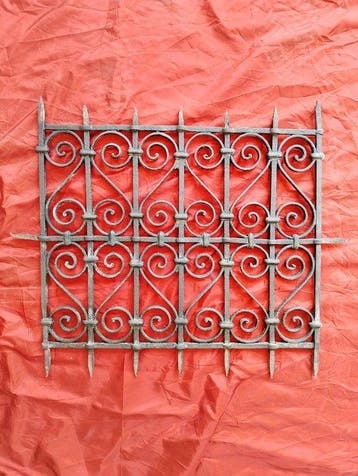 Antique Portail - XVIIe siècle - grilles en fer forgé