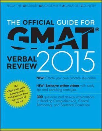 The Official Guide for GMAT Verbal Review 2015 9781118914182, Boeken, Verzenden, Zo goed als nieuw, Graduate Management Admission Council (GMAC)
