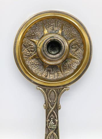 Chandelier - Laiton, Plaqué(e) argent, Bronze - Palmatoria