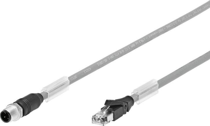 Festo Câble De Connexion Connecteur M12x1 D-Codé EN, Bricolage & Construction, Bricolage & Rénovation Autre, Envoi