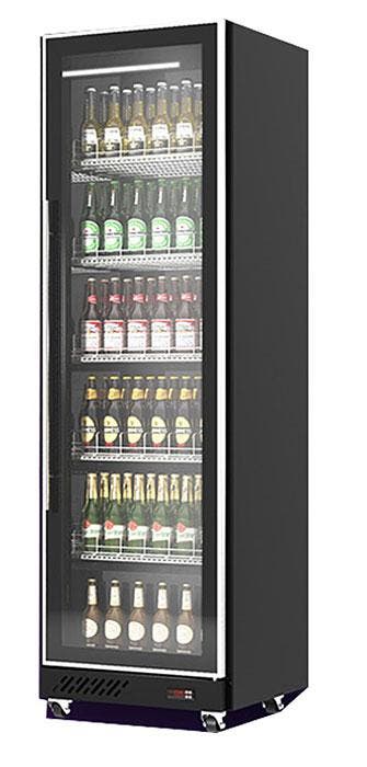 Koelkast 1 Glasdeur Zwart, Verzenden
