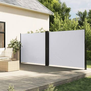 vidaXL Windscherm uittrekbaar 180x1000 cm wit, Verzenden, Nieuw