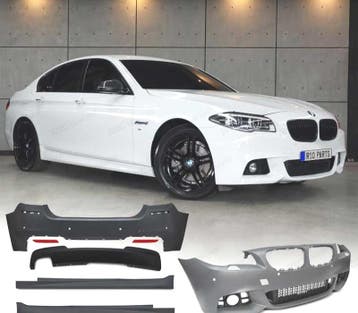 KIT CARROSSERIE BMW F10 13-17 PDC + LAVE PHARE LOOK M, Verzenden