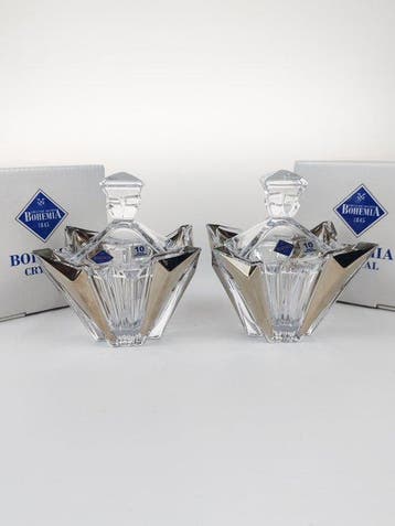 Boîte à biscuits (2) - Princesse - Cristal, platine - Boîte