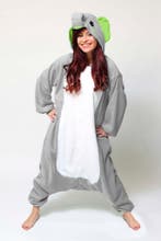Onesie Grijze Olifant Pak XS-S of 152-158 Olifantenpak Kostu, Ophalen of Verzenden, Nieuw