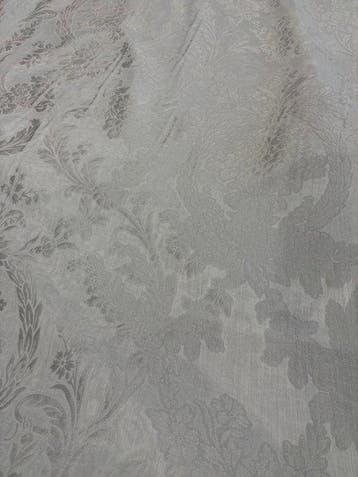 tissu pour rideau précieux, mélange de soie, médaillon au