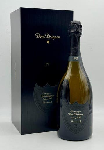 2002 Dom Pérignon, P2 - Champagne Brut - 1 Fles (0,75 liter), Nieuw
