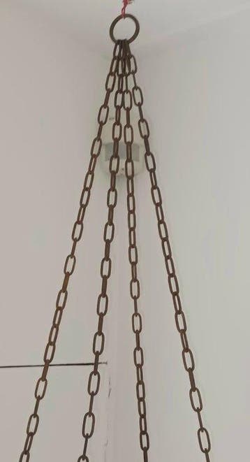 Godslamp - Verguld brons - Antieke Bronzen Godslamp