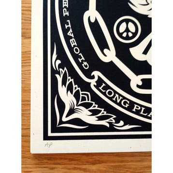 Shepard Fairey (OBEY) (1970) - Peace and Freedom (artist