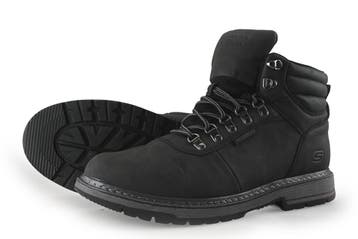 Skechers Veterboots in maat 45 Zwart, Verzenden, Zwart, Boots, Zo goed als nieuw
