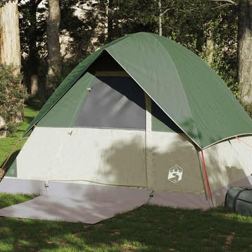 vidaXL Koepeltent 4-persoons waterdicht groen, Verzenden, Nieuw
