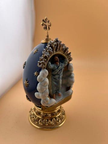 Fabergé ei - 24-karaats verguld - house of faberge - 24 kt, Antiquités & Art
