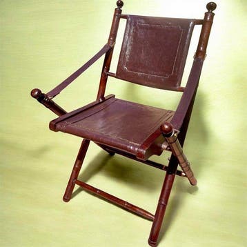 Chaise pliante - Bois, Teck - Chaise pliante de style
