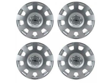 4x ORIGINELE GM Opel Wielkap 15 Inch ZILVER Astra H Signum V, Auto-onderdelen, Banden en Velgen, Ophalen of Verzenden, Nieuw