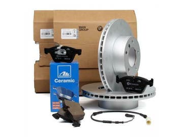 ORIGINELE remschijven van BMW + ATE CERAMIC-elektroden E81 E, Ophalen of Verzenden