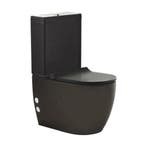 Plus Duoblok met bidet/ sproeier Universeel - MAT ZWART, Bricolage & Construction, Sanitaire, Ophalen of Verzenden