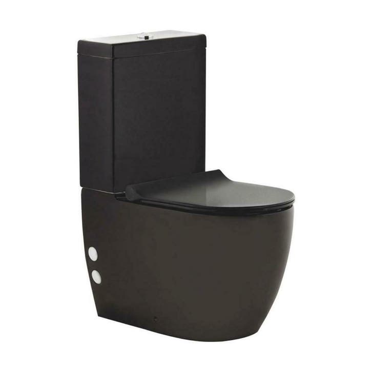 Plus Duoblok met bidet/ sproeier Universeel - MAT ZWART, Bricolage & Construction, Sanitaire, Enlèvement ou Envoi