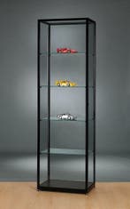 *TIP*  Luxe vitrinekast zwart 60 cm, Ophalen of Verzenden