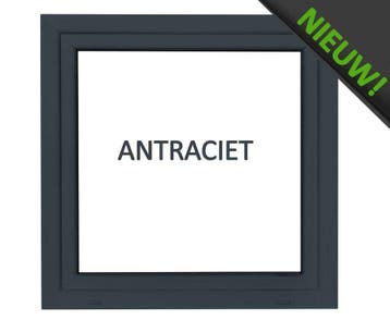 PVC/Kunststof Raam Kozijn Draaikiep/Kip antraciet houtnerf, Doe-het-zelf en Bouw, Raamkozijnen en Schuifdeuren, 75 tot 150 cm
