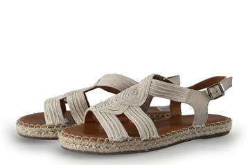 Graceland Sandalen in maat 41 Beige, Verzenden, Beige, Sandalen of Muiltjes, Graceland