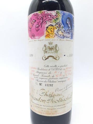1970 Chateau Mouton Rothschild - Bordeaux, Pauillac 1er, Nieuw