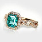 Sans prix de réserve - Bague - 14 carats Or rose, IGI 1,63, Nieuw