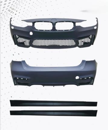 BMW F30 12–18 M3/GoodGo bodykit – dubbele uitlaat + skirts