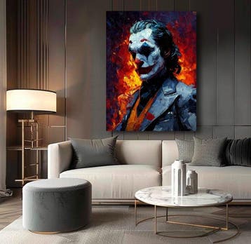 Canvas Fit - Alberto Ricardo - Joker: El Rostro del Caos y