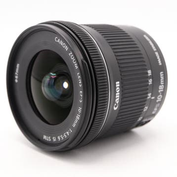 Canon EF-S 10-18mm F/4.5-5.6 IS STM | Occasion, Ophalen of Verzenden